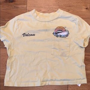 Cute Volcom yellow shirt